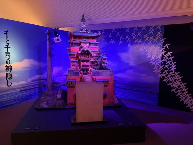 「金曜ロードショーとジブリ展」で展示された「千と千尋の神隠し」の模型