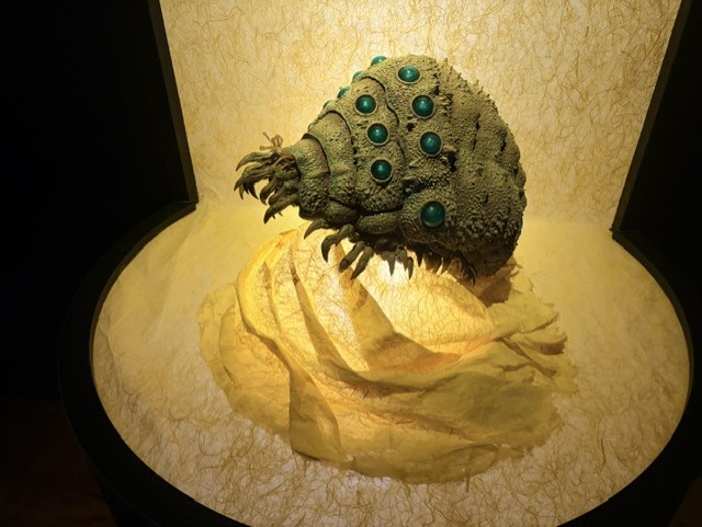 「金曜ロードショーとジブリ展」で展示された王蟲