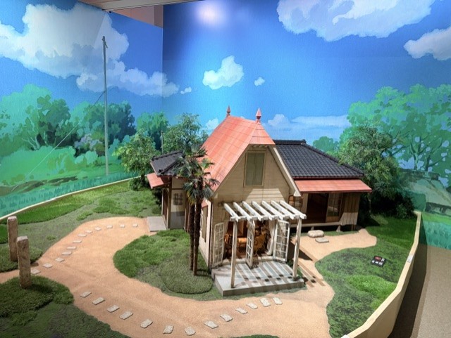 「金曜ロードショーとジブリ展」で展示されたサツキとメイの家の模型